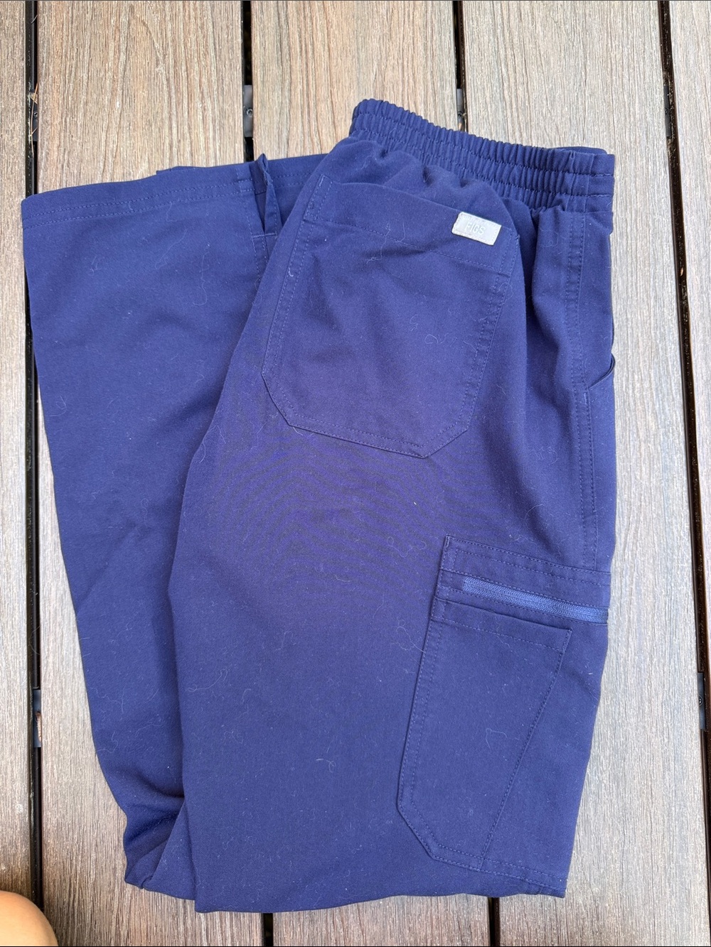 Figs Navy Yola pants small
